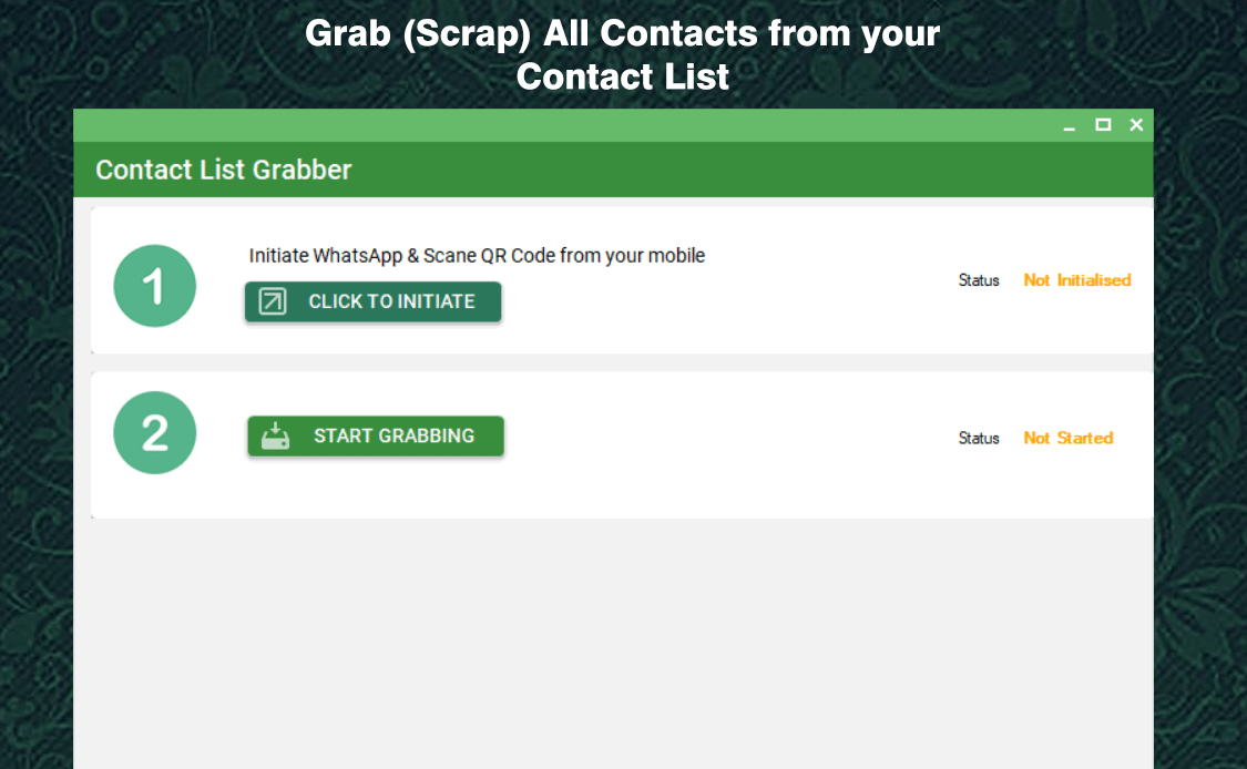 Grab all contact from your contact list