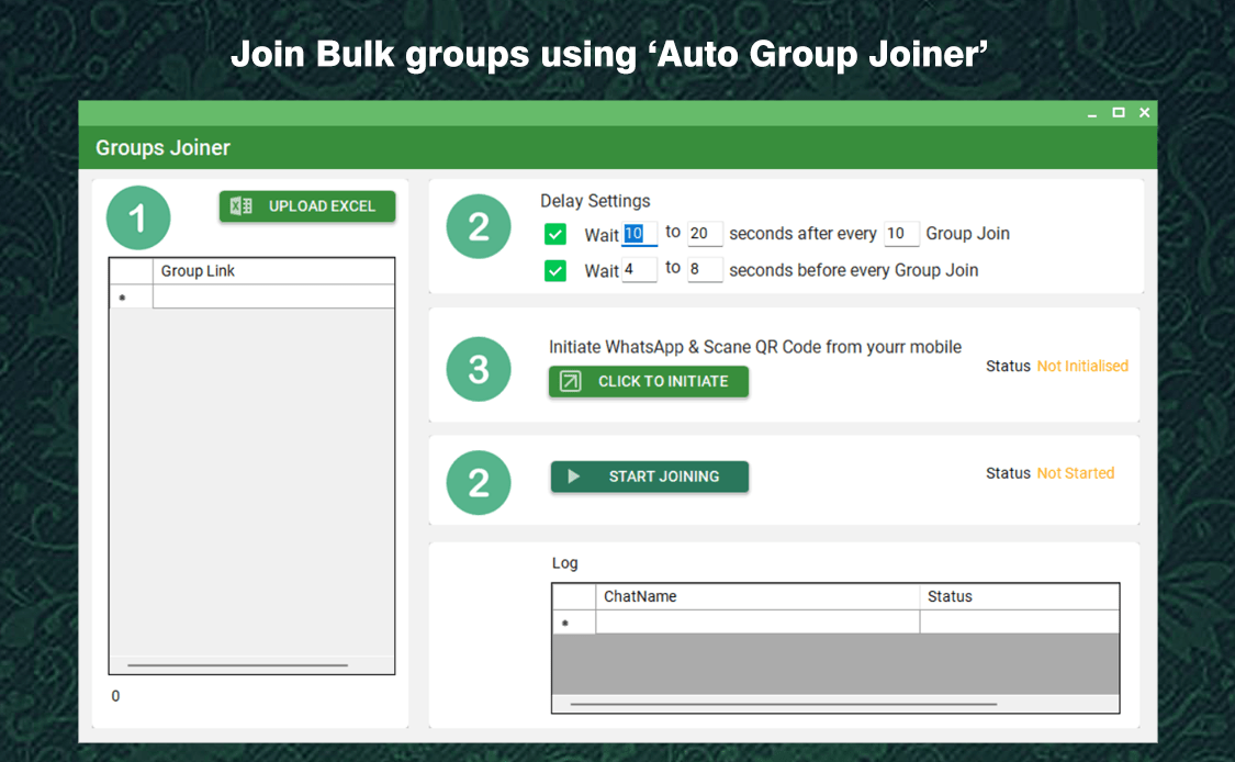 Join bulks group using Auto Group Joint