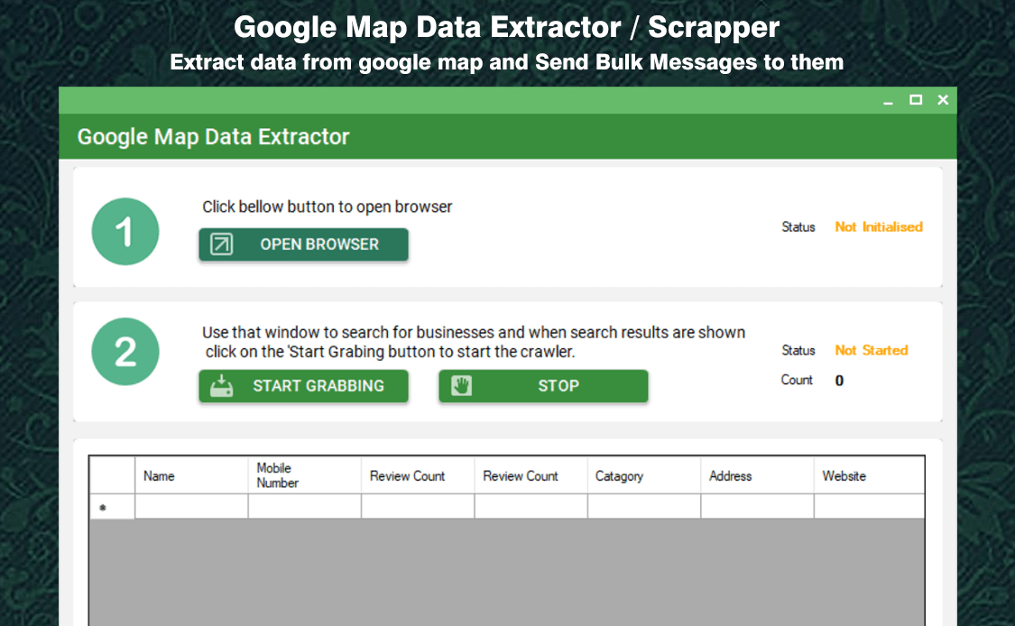 google map data extractor