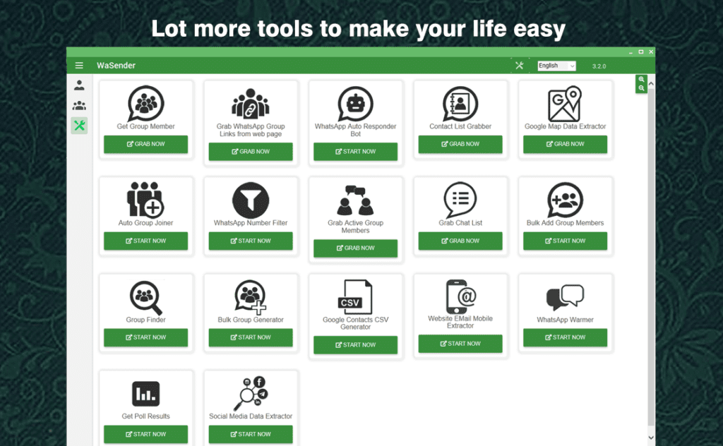 lot more tools to make your life easy