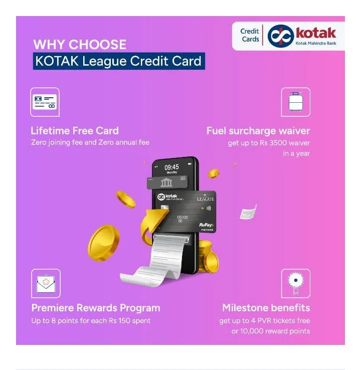 Kotak League Platinum card