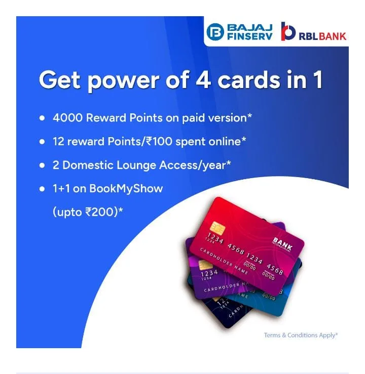 Bajaj Finance RBL bank Card