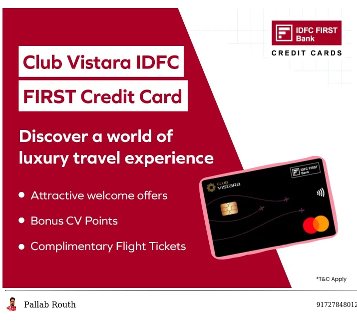 Club Vistara IDFC FIRST Credit Card