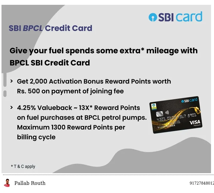 BPCL SBI credit card