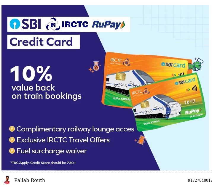 SBI IRCTC RuPay Credit Card