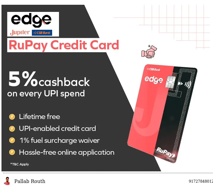 Edge CSB Bank RuPay Credit card