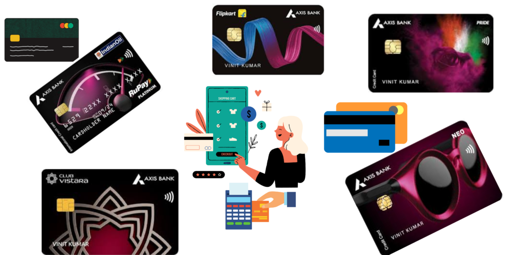 India best Axis bank credit card list